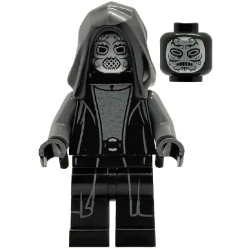 Минифигурка LEGO hp614 Death Eater - Black Hood, D - изображение 1