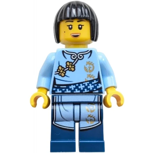 Минифигурка LEGO njo1059 Nya - Bright Light Blue K - изображение 1