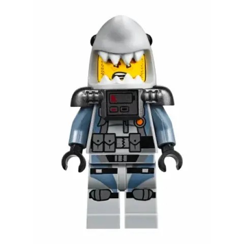 Минифигурка LEGO njo0362 Shark Army Great White -