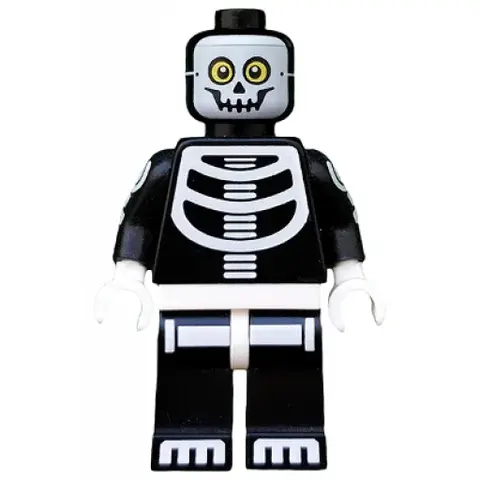 Минифигурка LEGO col221 Skeleton Guy, Series 14 (M