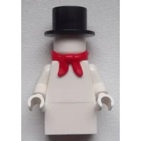 Минифигурка LEGO hol021 Snowman with 1 x 2 Brick a
