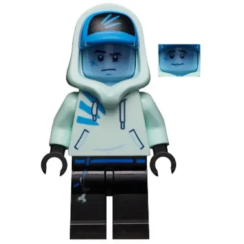 Минифигурка LEGO hs031 Jack Davids - Light Aqua Ho