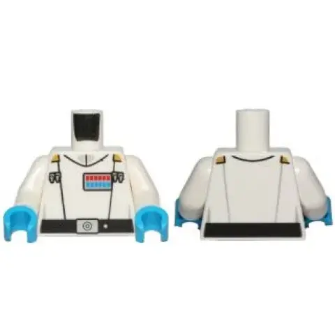 Деталь LEGO 973pb2565c01 Torso SW Imperial Officer