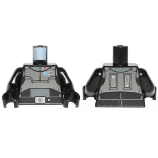 Деталь LEGO 973pb1899c01 Torso SW Imperial Agent w - изображение 1