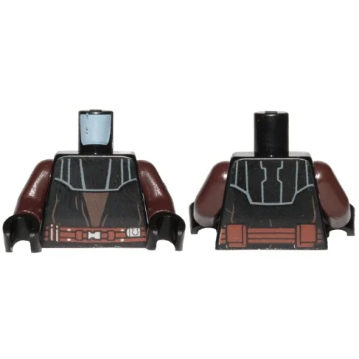 Деталь LEGO 973pb3287c01 Torso SW Layered Vest wit - изображение 1