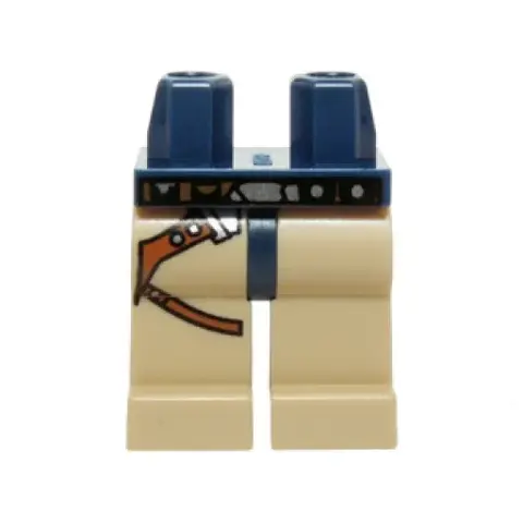 Деталь LEGO 970c02pb04 Hips and Tan Legs with SW G