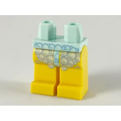 Деталь LEGO 970c03pb39 Hips and Yellow Legs with B