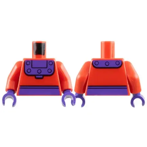 Деталь LEGO 973pb2716c01 Torso Super Hero Costume