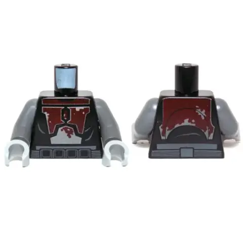 Деталь LEGO 973pb1485c01 Torso SW Mandalorian Armo