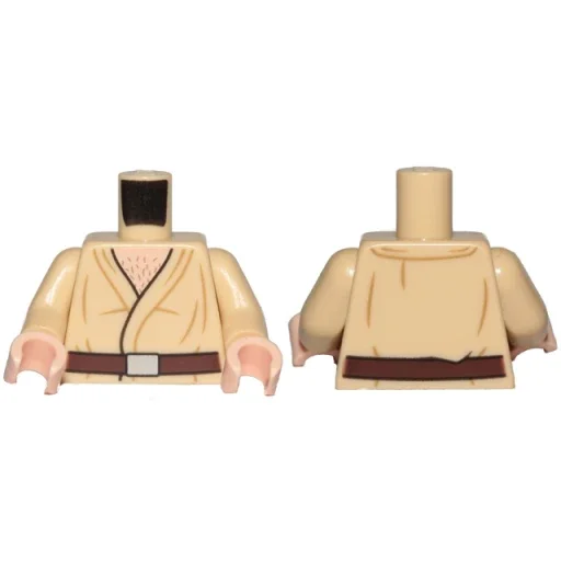 Деталь LEGO 973pb3172c01 Torso SW Tunic, Dark Brow - изображение 1