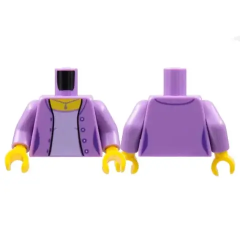 Деталь LEGO 973pb2341c01 Torso Female Open Jacket
