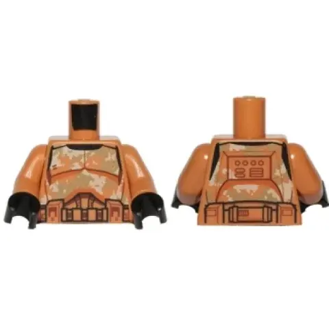 Деталь LEGO 973pb1831c01 Torso SW Armor Camouflage