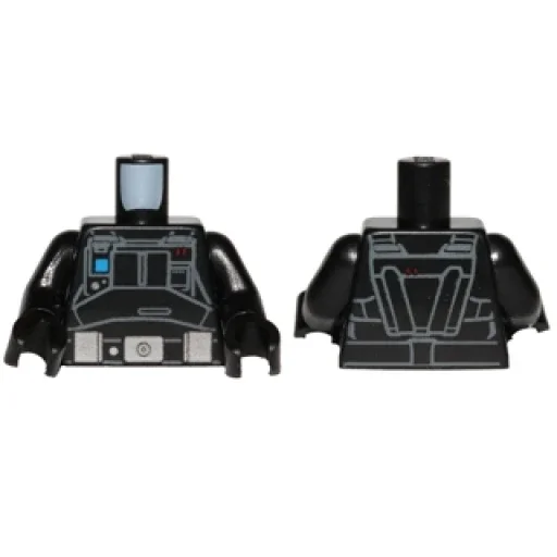 Деталь LEGO 973pb2508c01 Torso SW Imperial Ground - изображение 1
