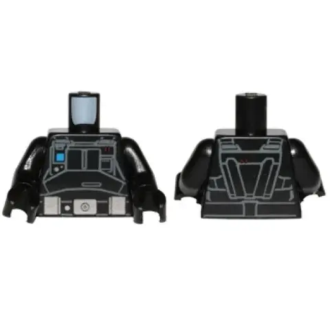Деталь LEGO 973pb2508c01 Torso SW Imperial Ground