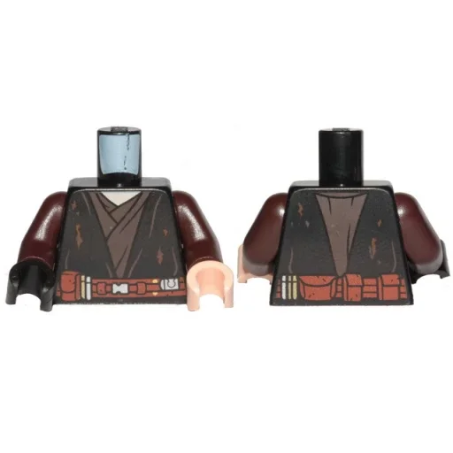 Деталь LEGO 973pb3752c01 Torso SW Jedi Robe, Reddi - изображение 1