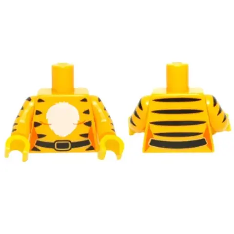 Деталь LEGO 973pb2105c01 Torso Female Outline with