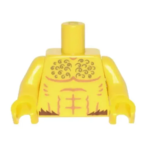 Деталь LEGO 973pb2212c01 Torso Bare Chest with Mus