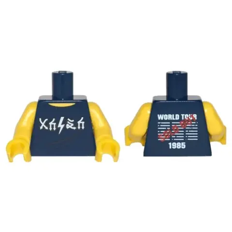 Деталь LEGO 973pb2790c01 Torso Sleeveless Top with