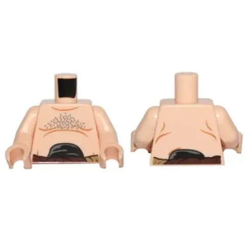 Деталь LEGO 973pb1293c01 Torso SW Bare Chest with