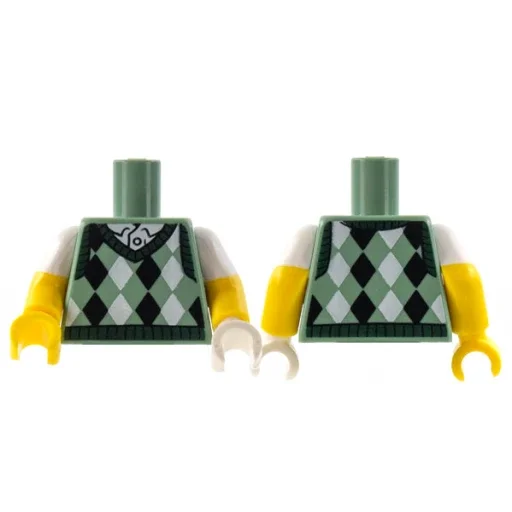 Деталь LEGO 973pb3435c01 Torso Knit Argyle Sweater - изображение 1