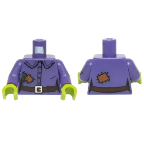 Деталь LEGO 973pb2109c01 Torso Female Shirt with B