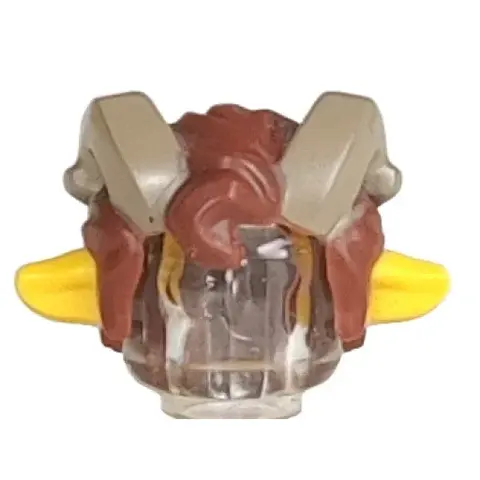 Деталь LEGO 24071pb01 Minifigure, Hair Faun with E