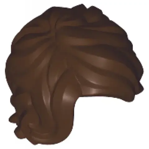 Деталь LEGO 25409 Minifigure, Hair Mid-Length Tous