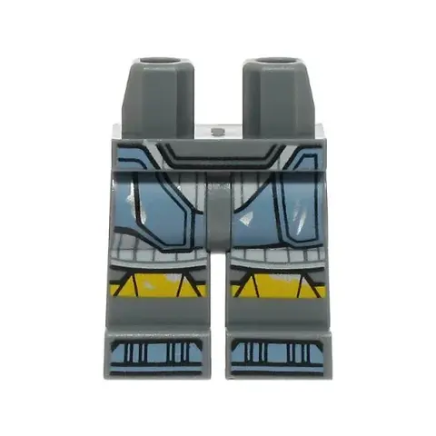 Деталь LEGO 970c00pb1657 Hips and Legs with SW Man