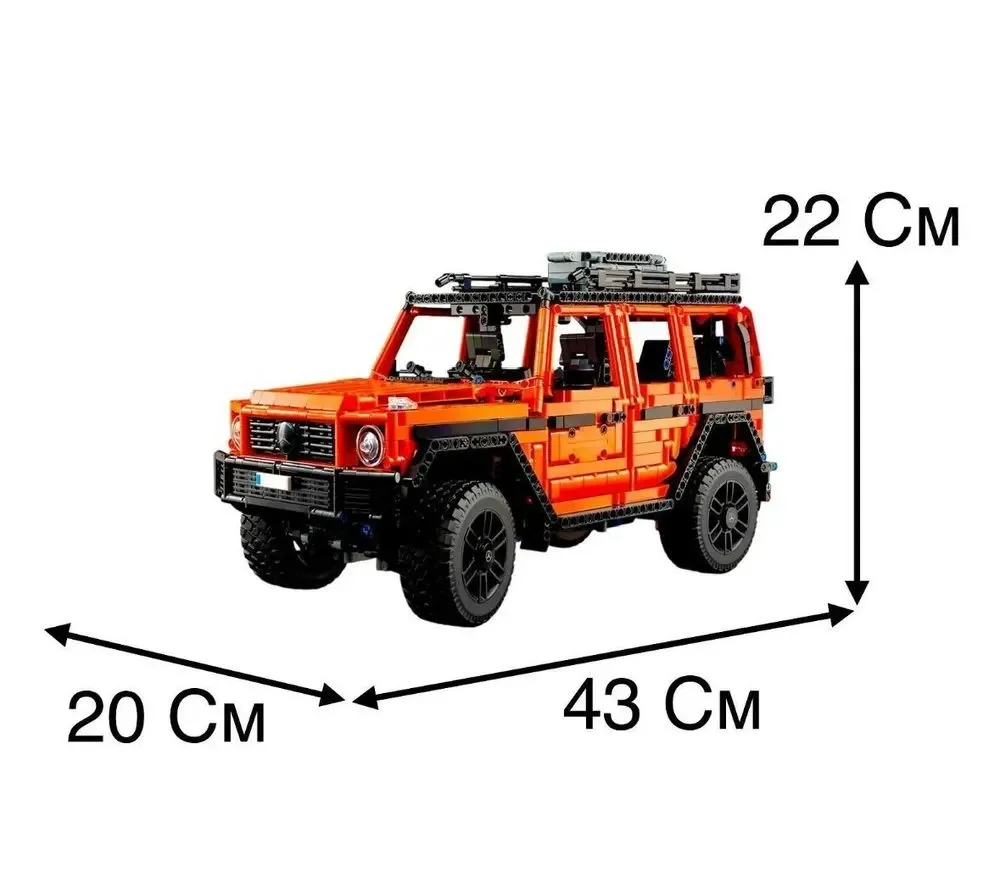 Kонcтруктор Technic Mercedes-Веnz G500 РRОFЕSSIONAL Line 2891 pcs - миниатюра 3