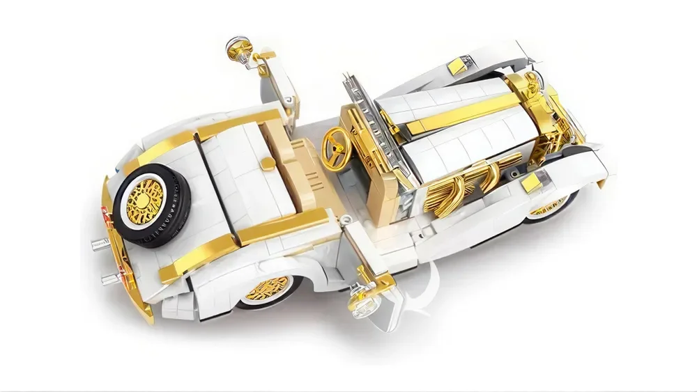 Конструктор Mould King 10003 "Mercedes-Benz 500K", 952 детали - миниатюра 4