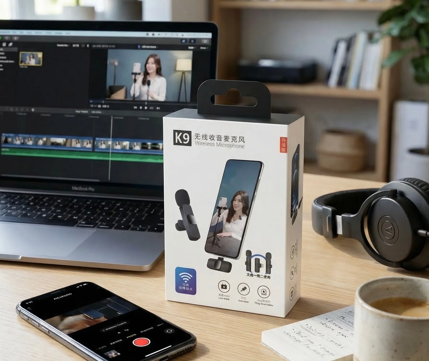 Микрофон петличный беспроводной для IPhone - изображение 1