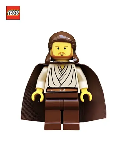 Минифигурка LEGO sw0027 Qui-Gon Jinn (Yellow Head)