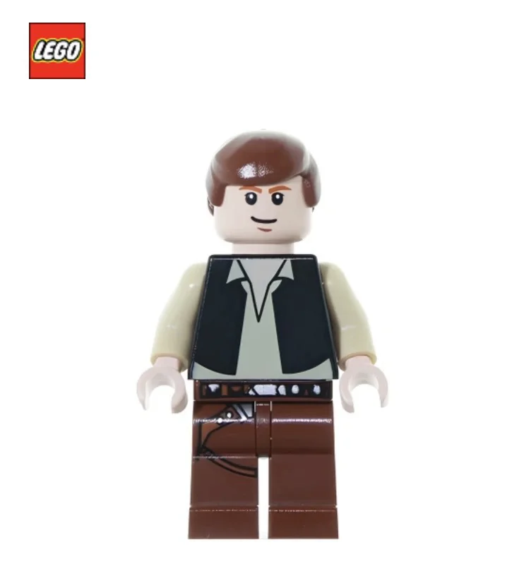 Минифигурка LEGO sw0179a Han Solo - Black Vest ove