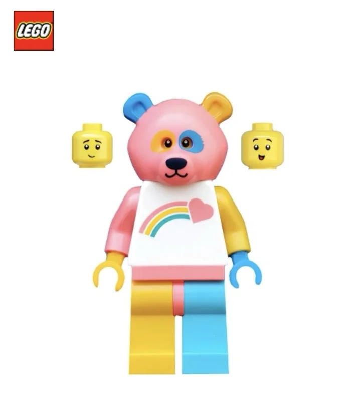 Минифигурка LEGO col356 Bear Costume Guy, Series 1