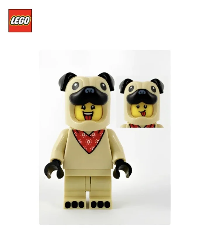 Минифигурка LEGO col378 Pug Costume Guy, Series 21