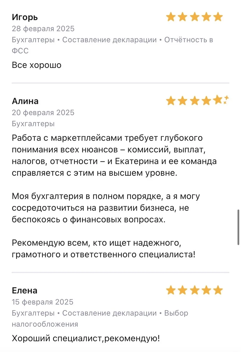 Бухгалтерские услуги для ИП/ООО - миниатюра 6