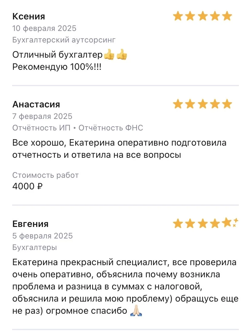 Бухгалтерские услуги для ИП/ООО - миниатюра 7