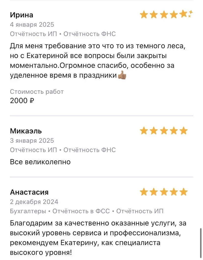 Бухгалтерские услуги для ИП/ООО - миниатюра 8