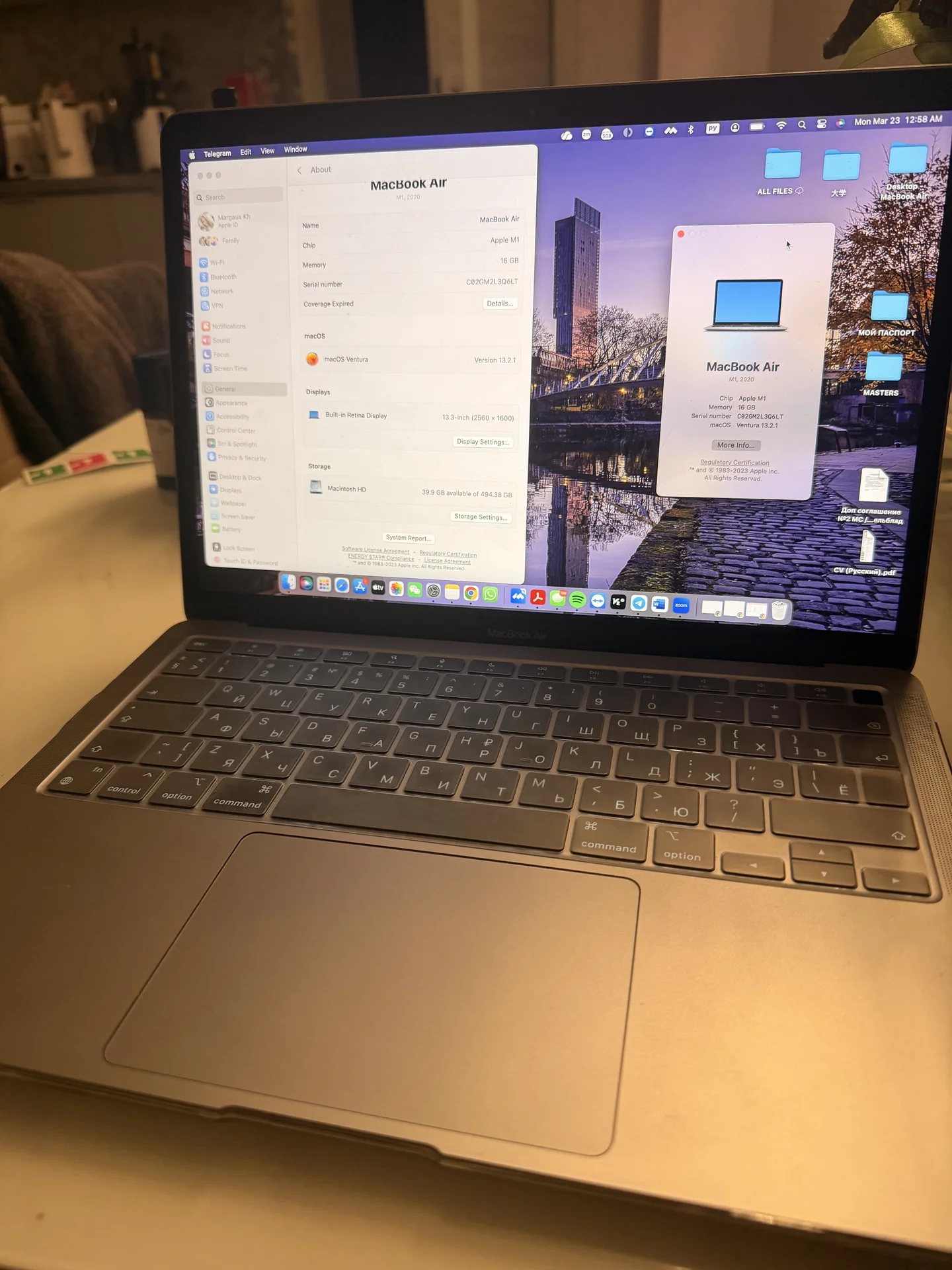 MacBook Air M1 16gb 512gb - миниатюра 2
