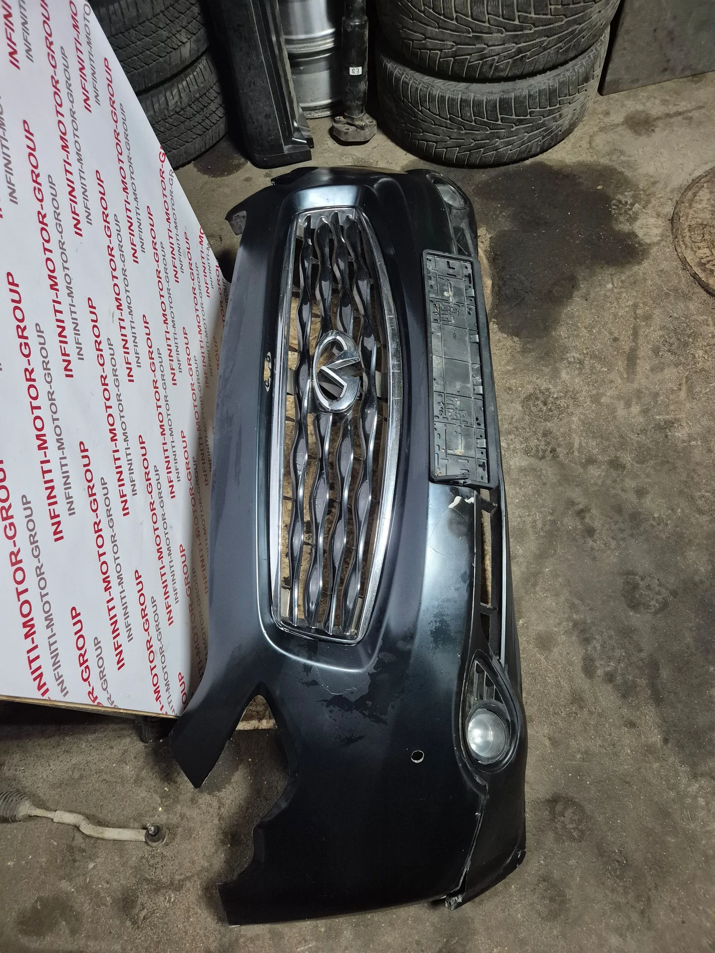 Infiniti Fx35 Fx37 Fx50 Бампер в сборе Дефект - миниатюра 3