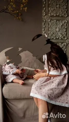 Платье для мамы и дочки - миниатюра 2