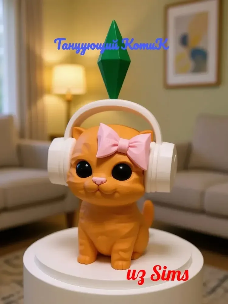 Танцующий котик из Sims - изображение 1