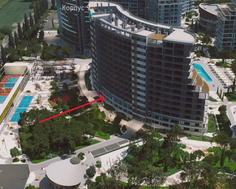 1-к. апартаменты, 47,9 м² - миниатюра 3