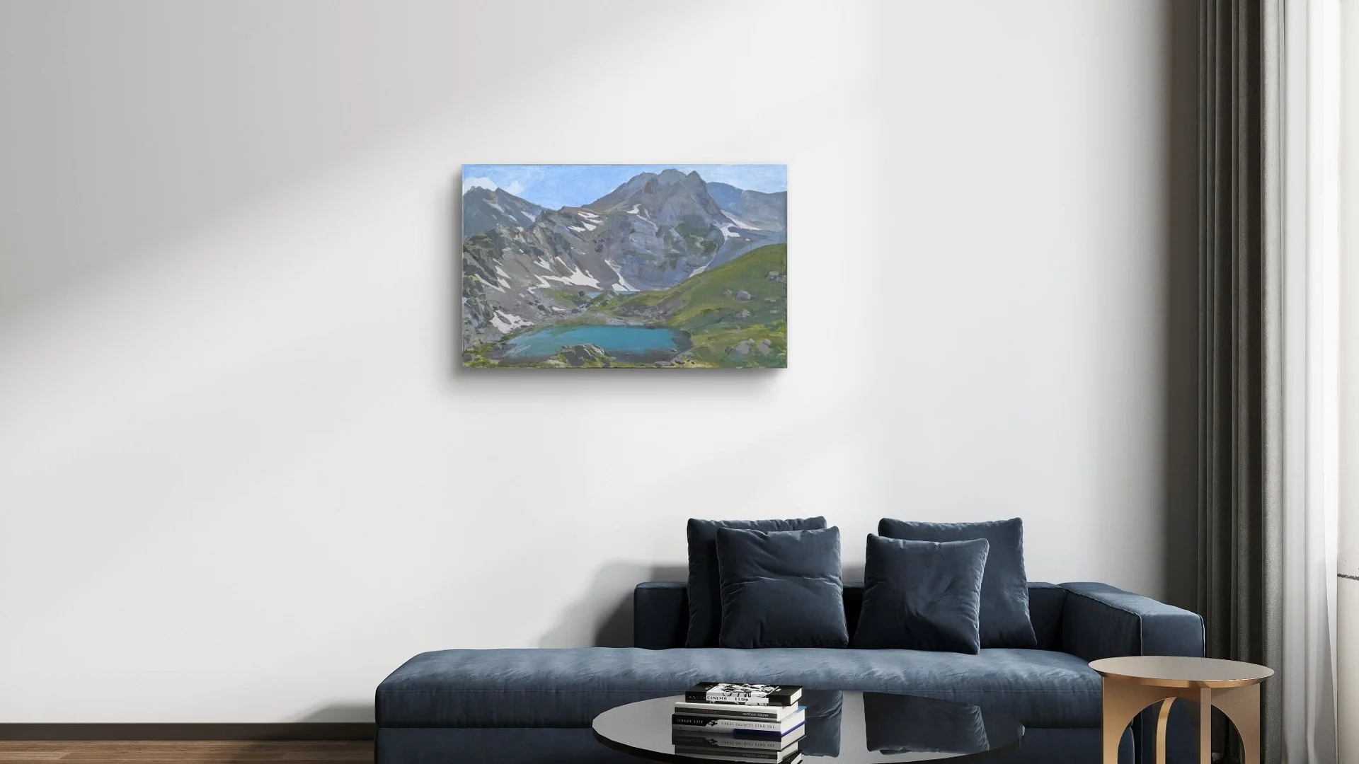 Картина 60×95 см, Софийские озёра, Архыз - миниатюра 6