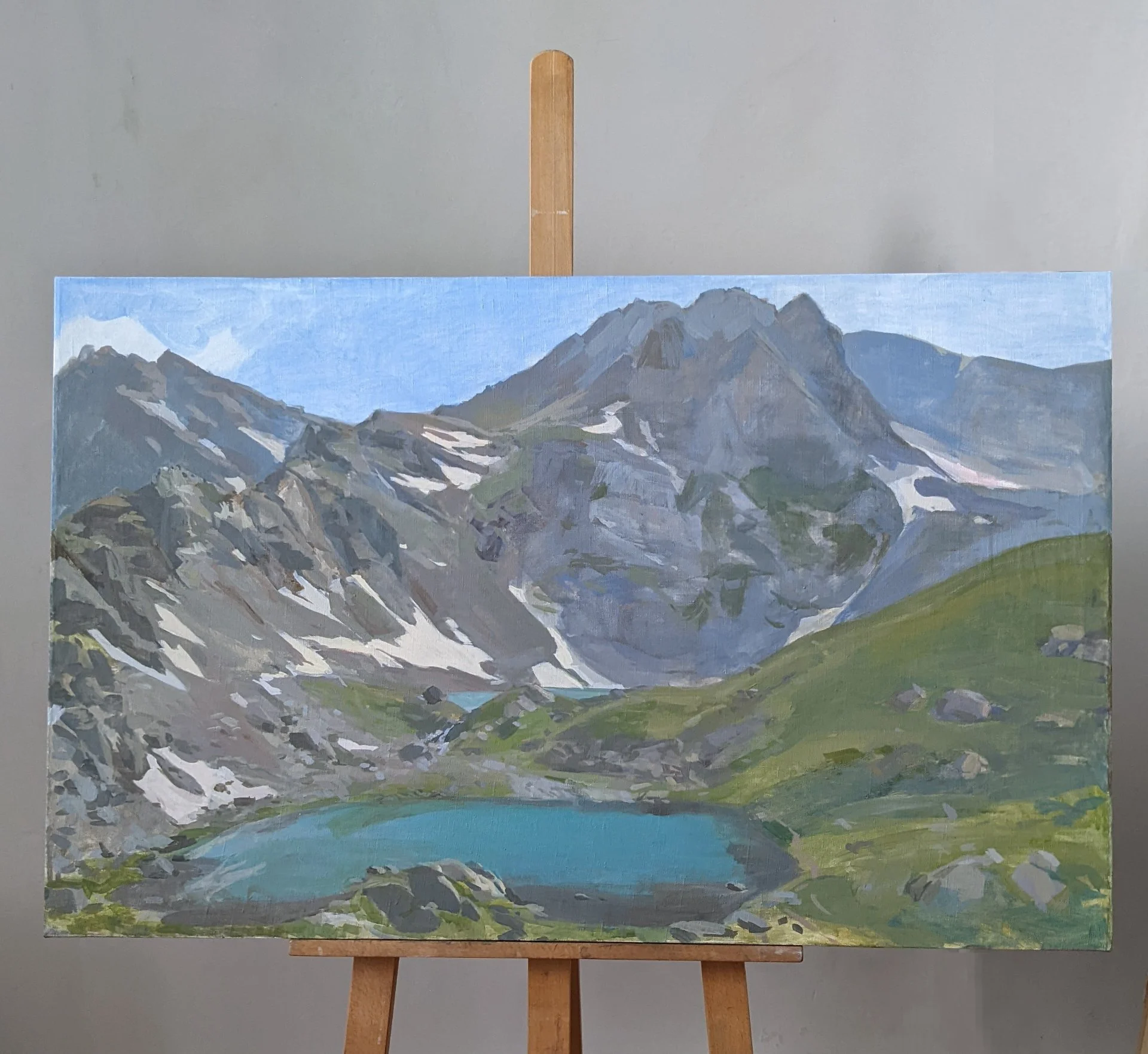Картина 60×95 см, Софийские озёра, Архыз - миниатюра 5