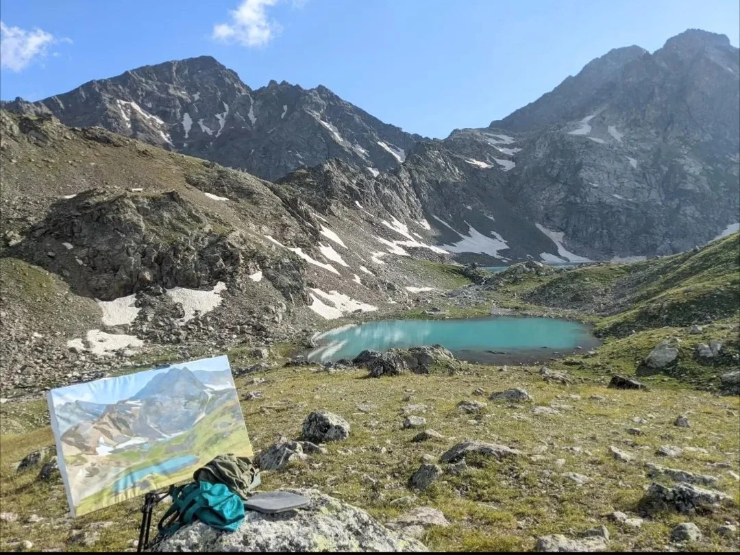 Картина 60×95 см, Софийские озёра, Архыз - миниатюра 3