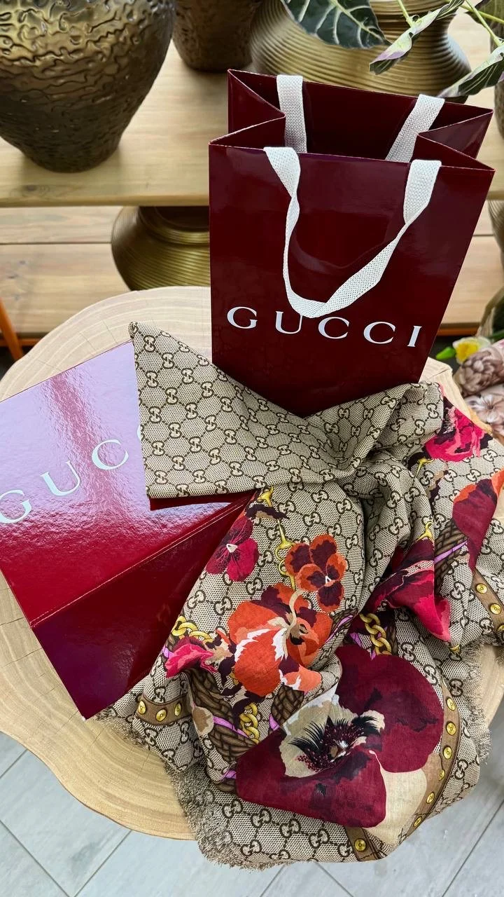 Палантин Gucci оригинал - миниатюра 3