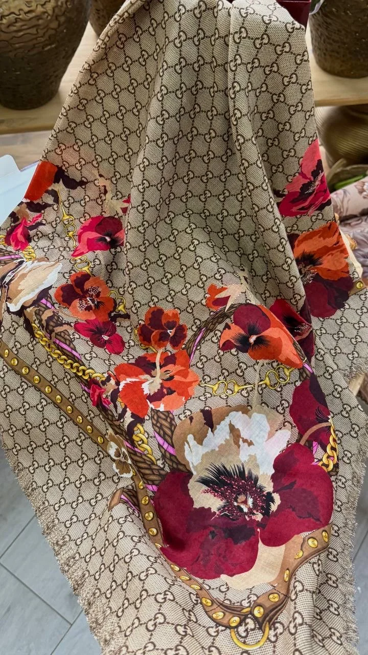 Палантин Gucci оригинал - миниатюра 5