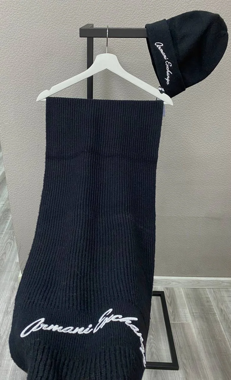 Комплект шапка и шарф Armani Exchange - миниатюра 3