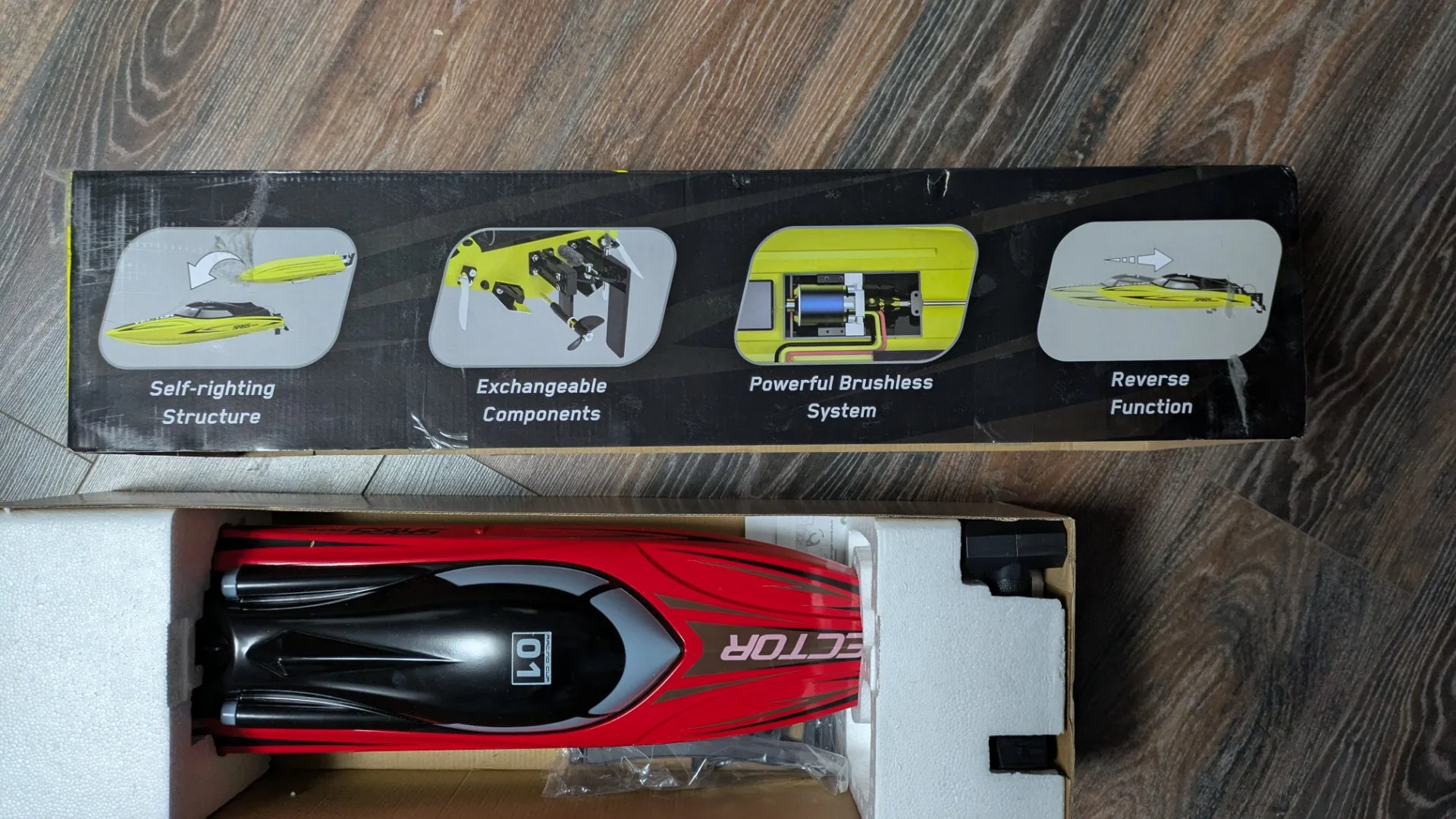 Радиоуправляемый катер Volantex RC Vector SR65 2.4G RTR 2.4G - миниатюра 3